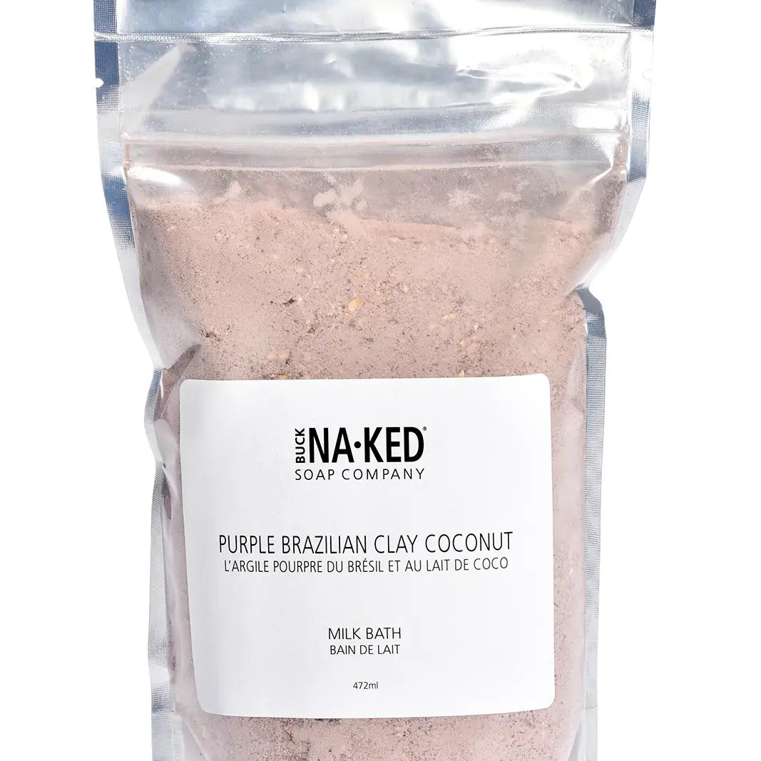 Purple Brazilian Clay Coconut Milk Bath - 472 ml/16 Floz