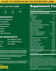 Grüns Adult Sugar Free Superfood Greens Gummies, 14 Servings