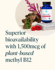 Buzzy B12: Chewable B12 Tablets - Raspberry - 30 Serv