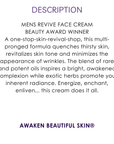 Men's Green Tea & Hyaluronic Revive Face Cream - 1.0 Oz