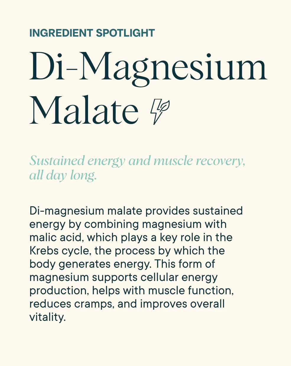 Magnificent: 4-in-1 Magnesium Powder Supplement - Tangerine Flavor