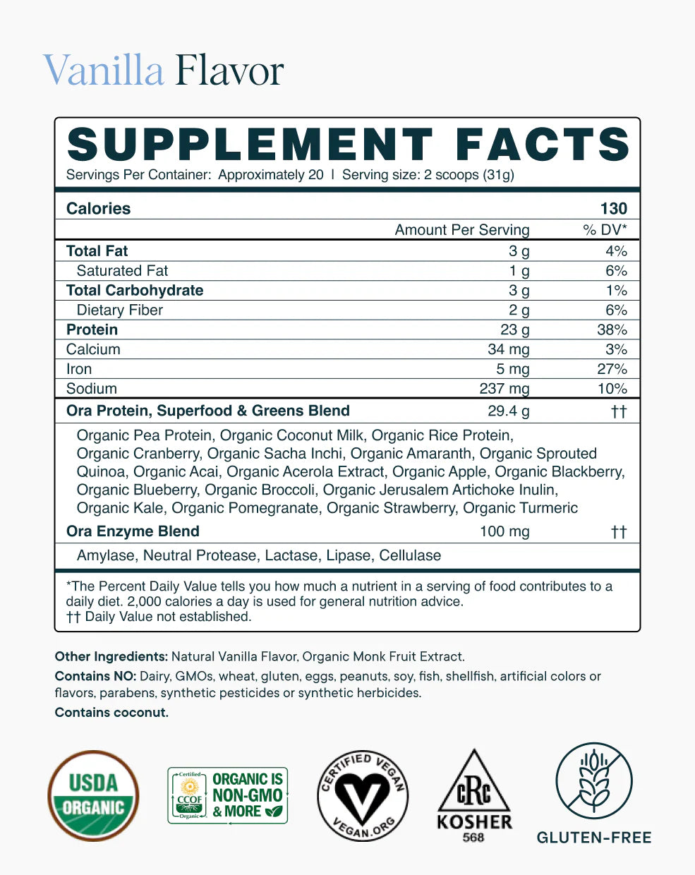 So Lean &amp; So Clean - Protein Powder - 20 Serv