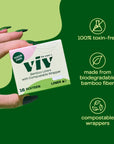 Viv Bamboo Liners - Plant-Based Extra Soft Liners