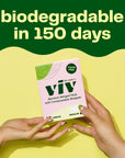 Viv Bamboo Winged Pads - Plant-Based Night Pads
